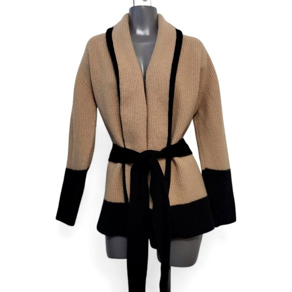 SER.O.YA Quinn Robe Cardigan Belted Shawl Sweater - Picture 3 of 14